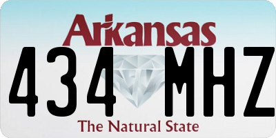 AR license plate 434MHZ