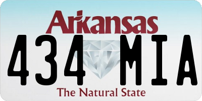 AR license plate 434MIA