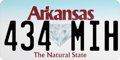 AR license plate 434MIH