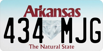 AR license plate 434MJG