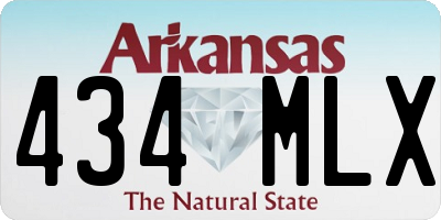 AR license plate 434MLX