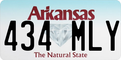 AR license plate 434MLY