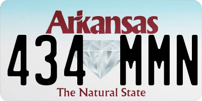 AR license plate 434MMN