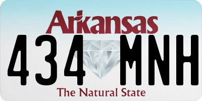 AR license plate 434MNH