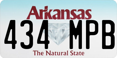 AR license plate 434MPB