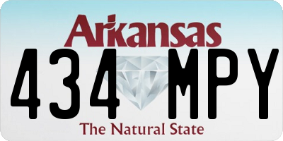 AR license plate 434MPY