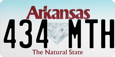 AR license plate 434MTH