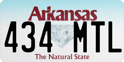AR license plate 434MTL