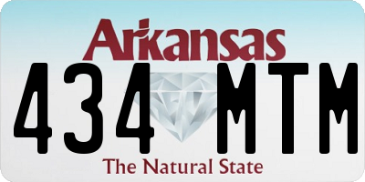 AR license plate 434MTM