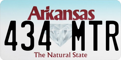 AR license plate 434MTR