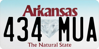AR license plate 434MUA
