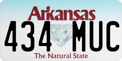 AR license plate 434MUC