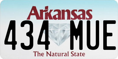 AR license plate 434MUE