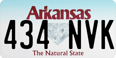 AR license plate 434NVK