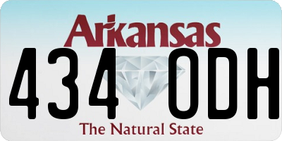 AR license plate 434ODH