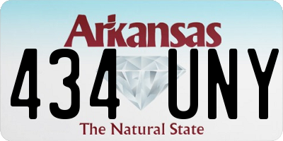 AR license plate 434UNY