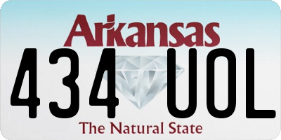 AR license plate 434UOL