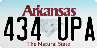 AR license plate 434UPA