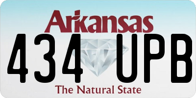 AR license plate 434UPB