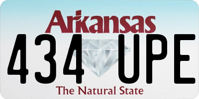 AR license plate 434UPE
