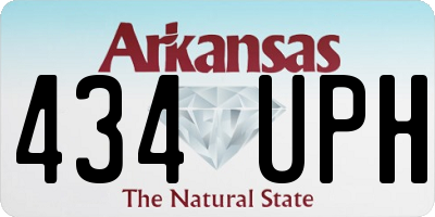 AR license plate 434UPH