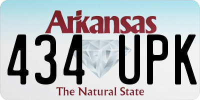 AR license plate 434UPK