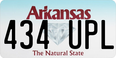 AR license plate 434UPL