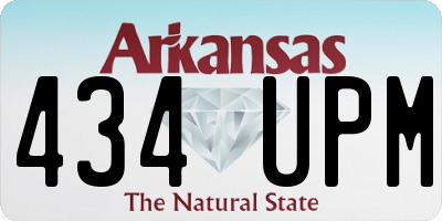 AR license plate 434UPM