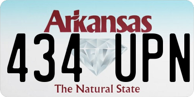 AR license plate 434UPN