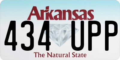 AR license plate 434UPP