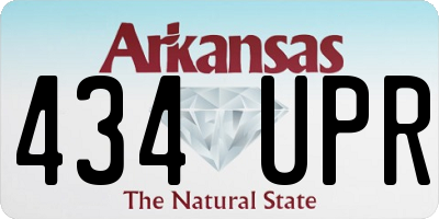 AR license plate 434UPR