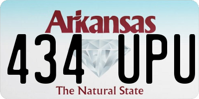 AR license plate 434UPU