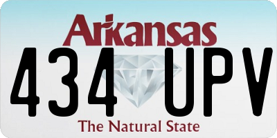 AR license plate 434UPV