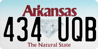 AR license plate 434UQB