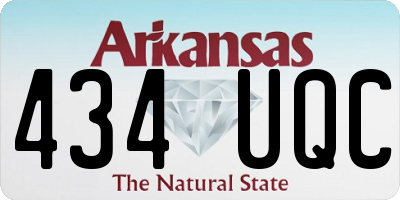 AR license plate 434UQC