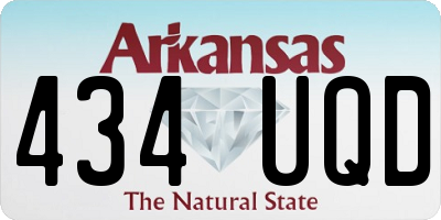 AR license plate 434UQD