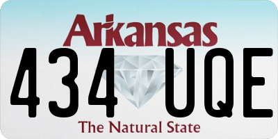 AR license plate 434UQE