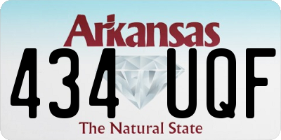 AR license plate 434UQF