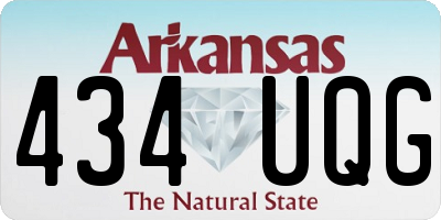 AR license plate 434UQG