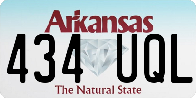 AR license plate 434UQL