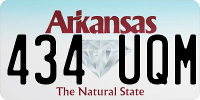 AR license plate 434UQM