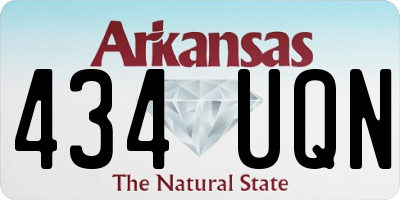 AR license plate 434UQN