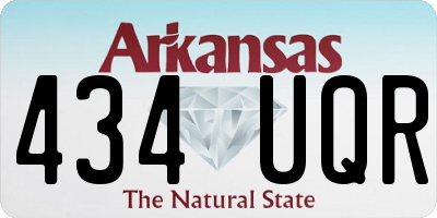 AR license plate 434UQR