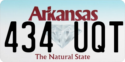 AR license plate 434UQT