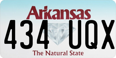 AR license plate 434UQX