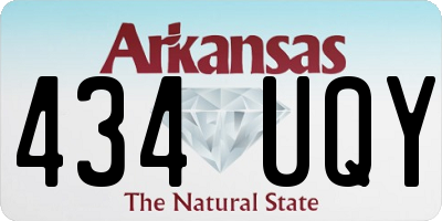 AR license plate 434UQY