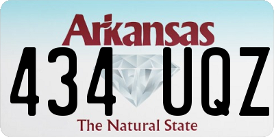 AR license plate 434UQZ