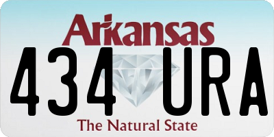 AR license plate 434URA