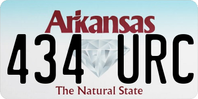 AR license plate 434URC