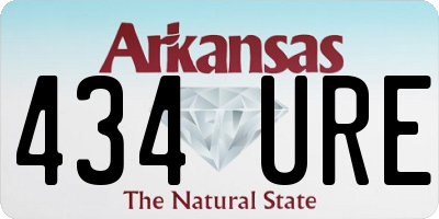 AR license plate 434URE